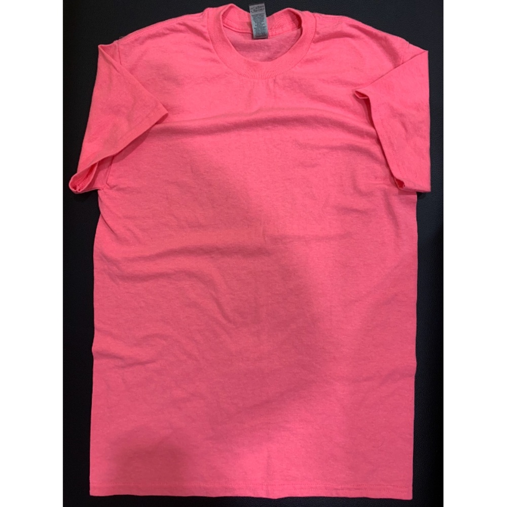 Neon pink short sleeve t-shirt